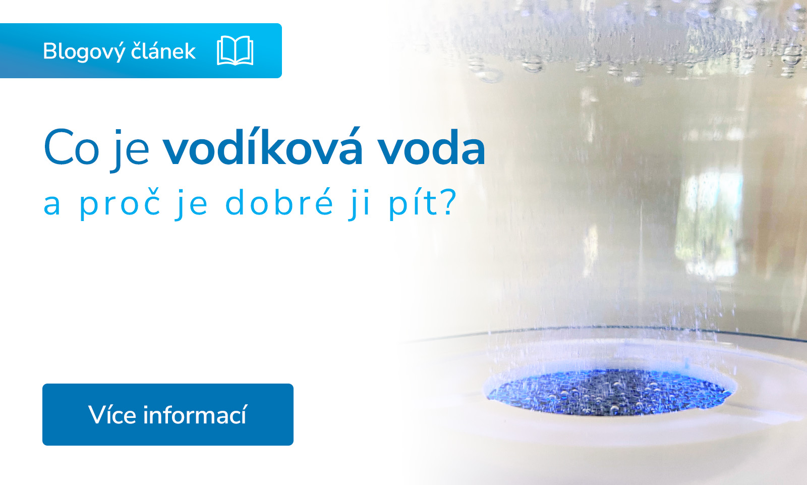 Proč pít vodíkovou vodu?
